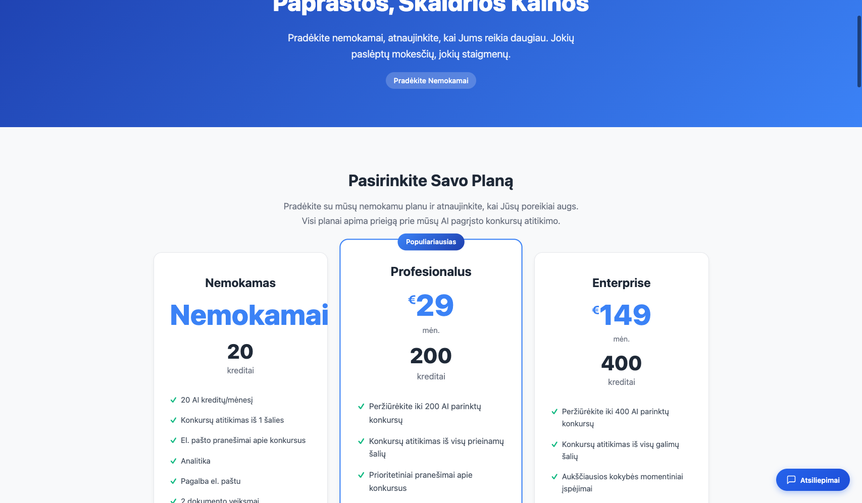 Prenumerata ir kreditai