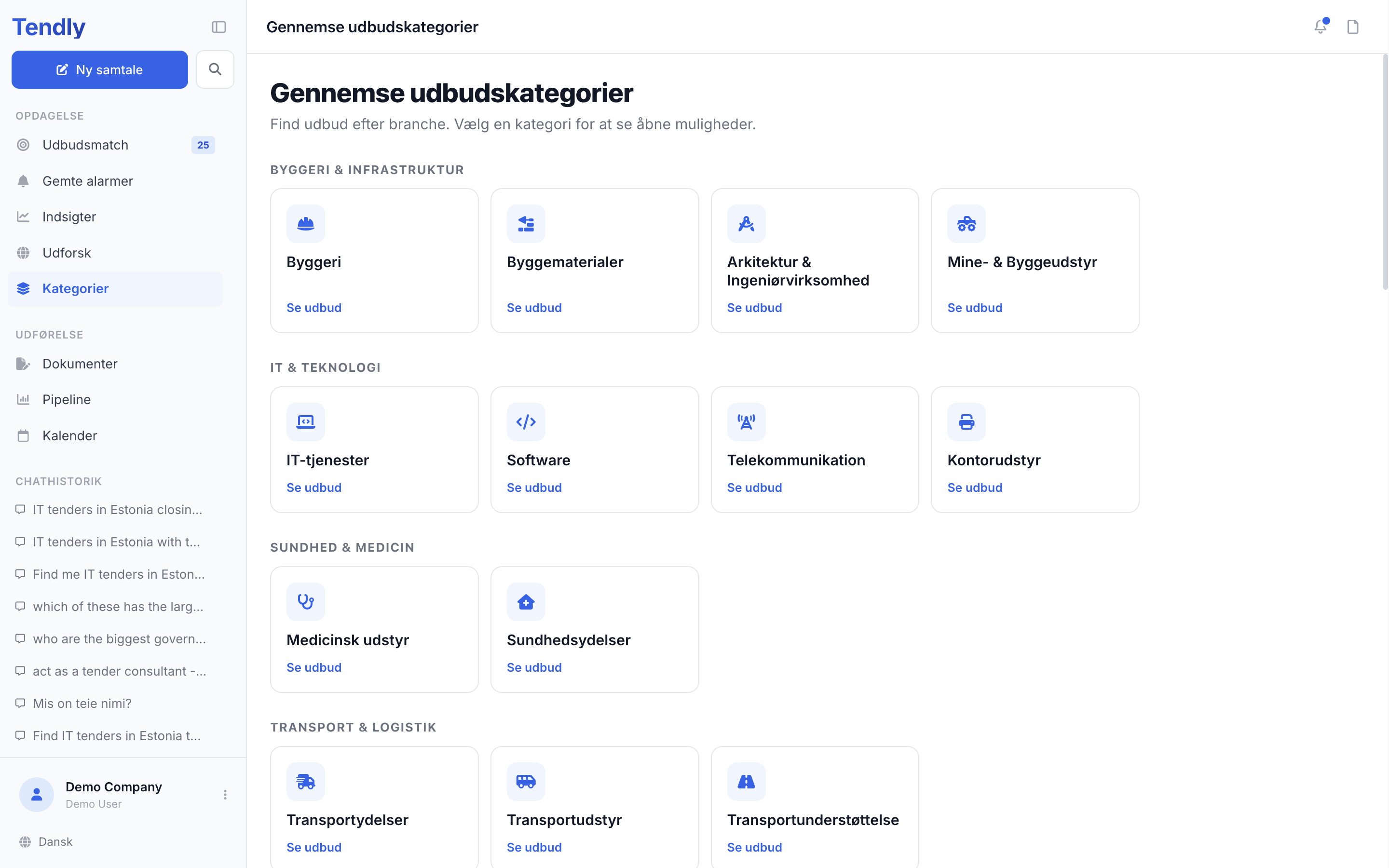 Gennemse efter kategori — categories