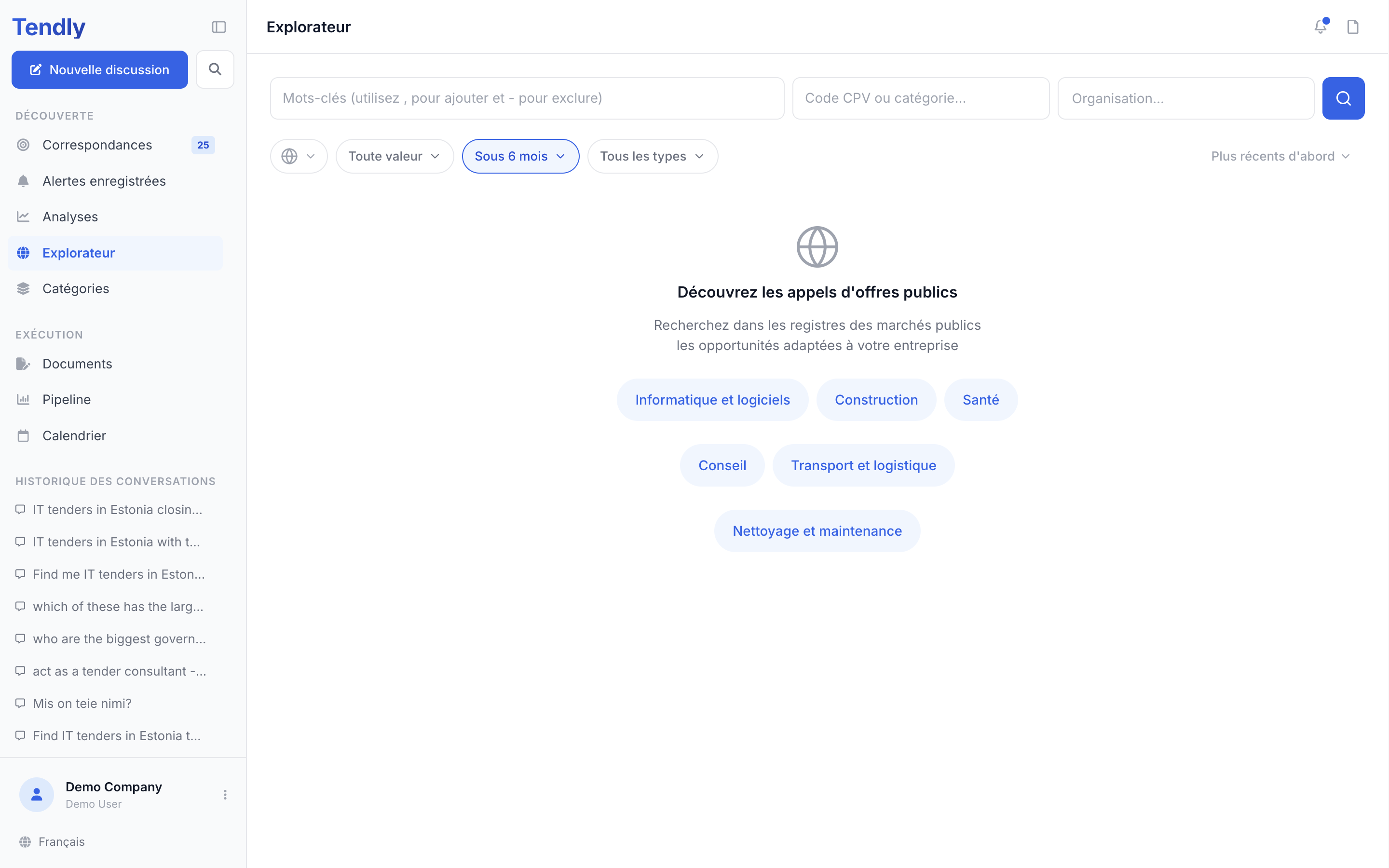 Rechercher avec l'Explorateur — explorer