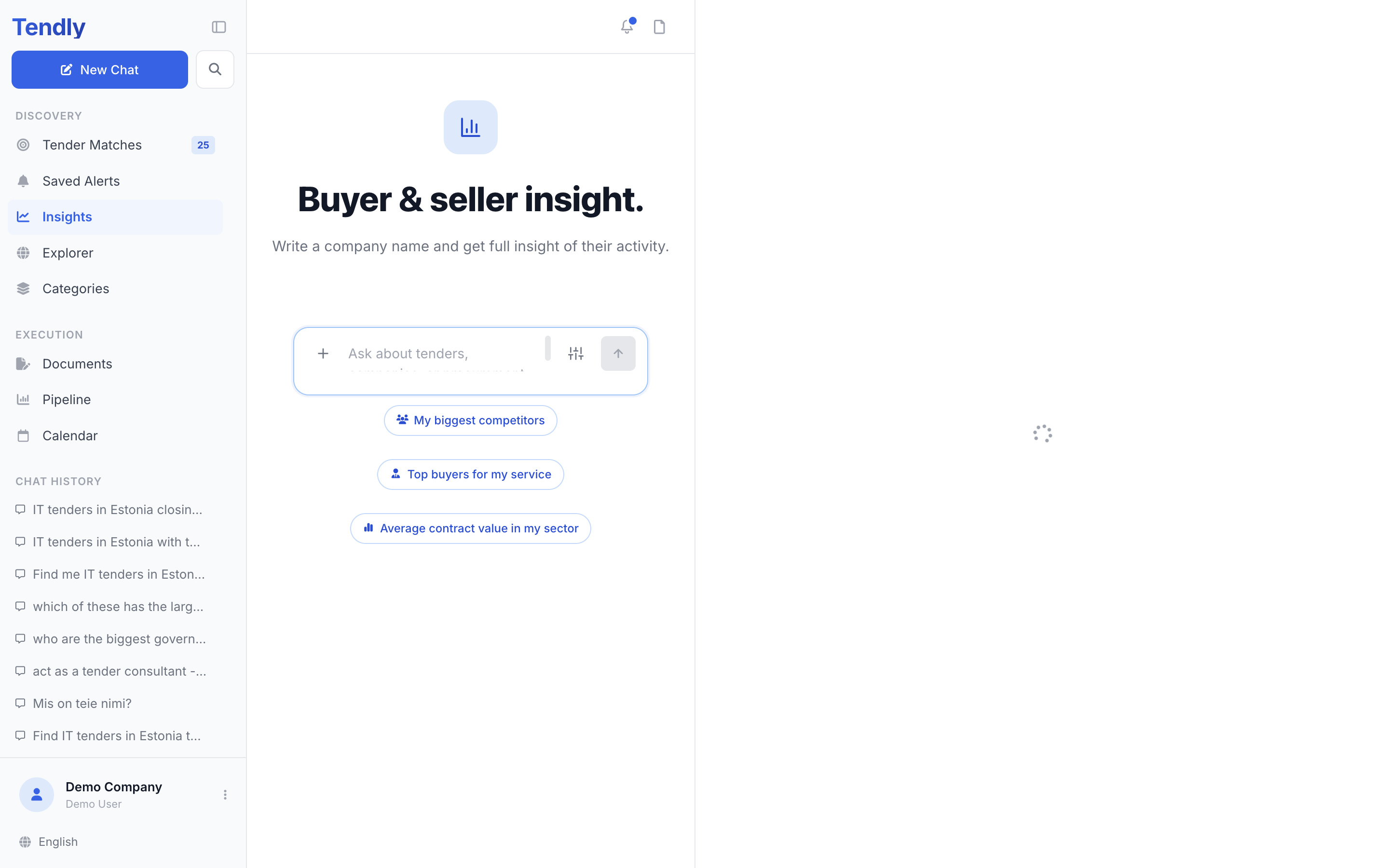 Researching a buyer — insights buyer