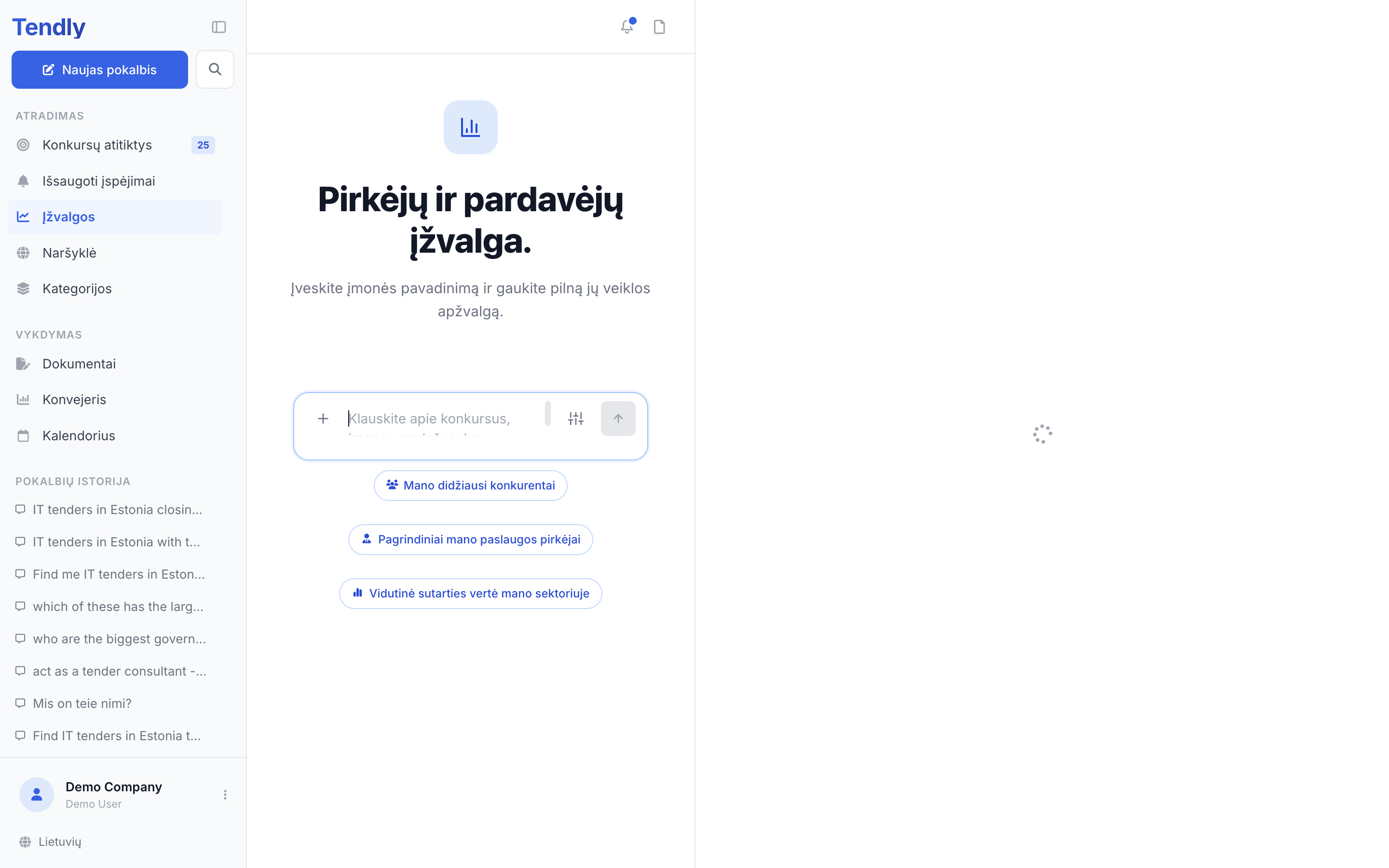 Perkančiosios organizacijos tyrimas — insights buyer