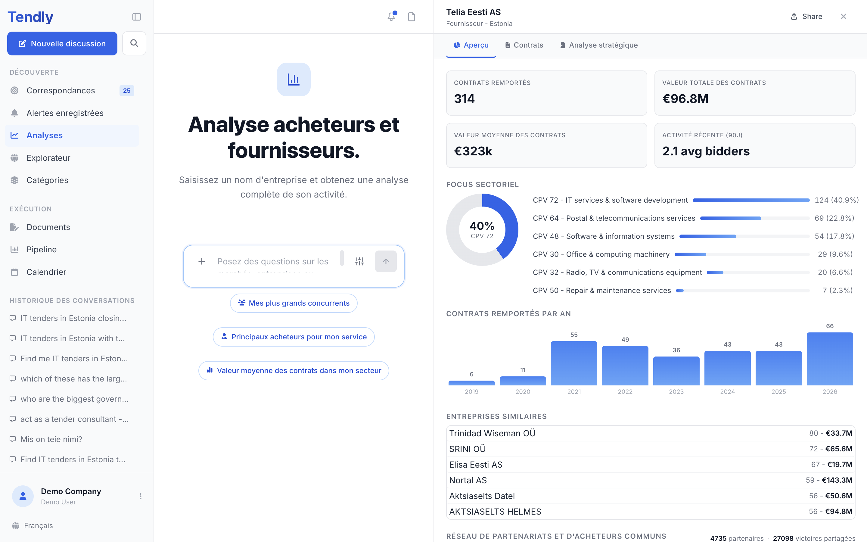 Rechercher une entreprise — insights seller