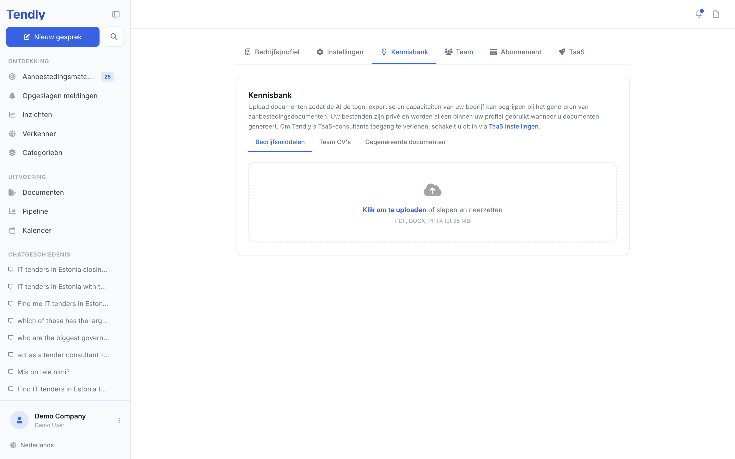 Uw kennisbank — knowledge base