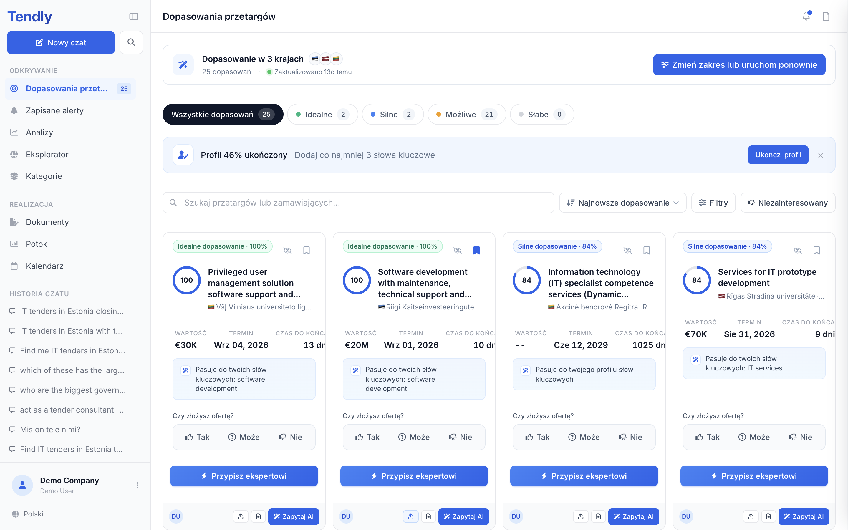 Jak czytać dopasowania — matching