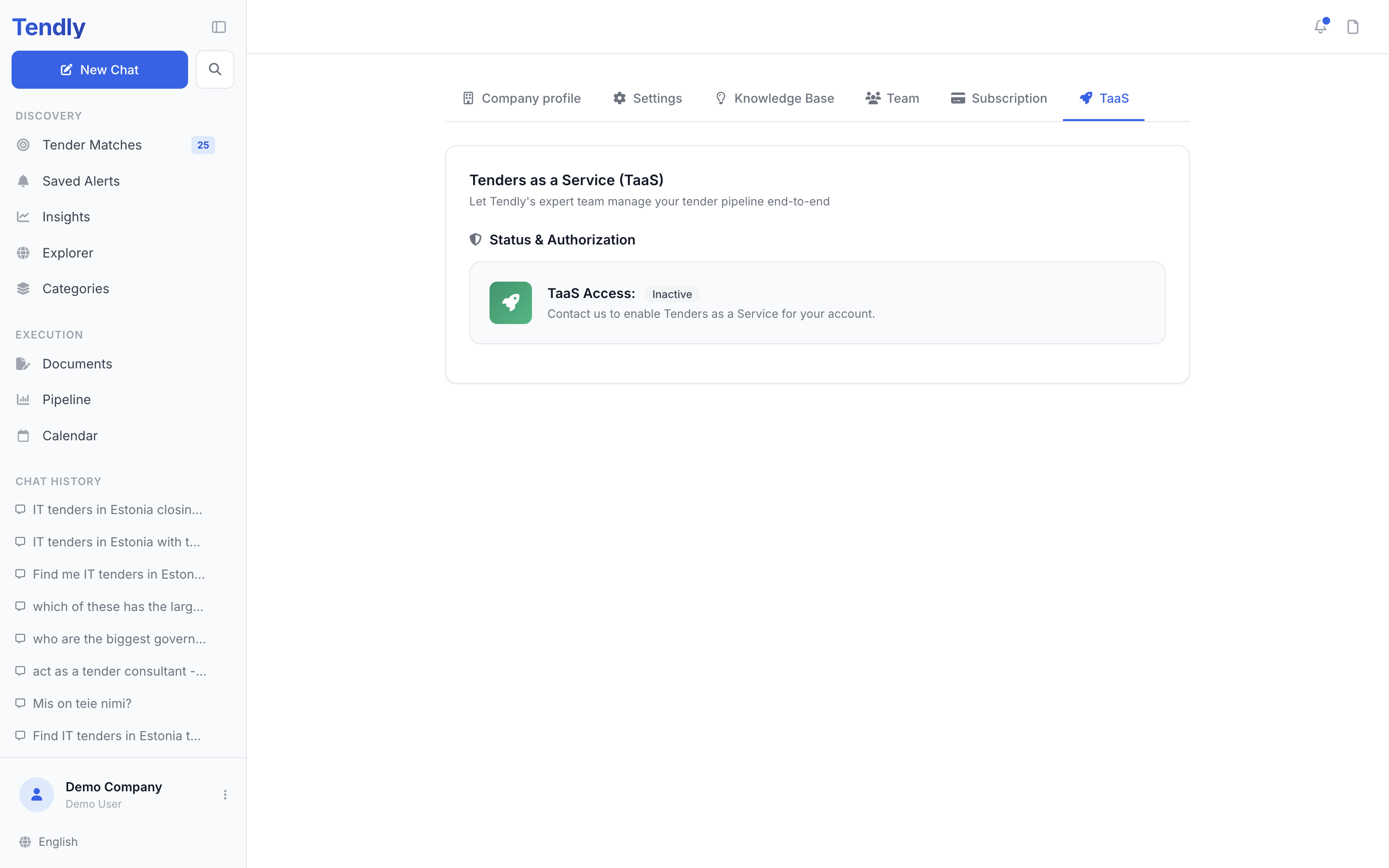 Getting expert help — taas settings